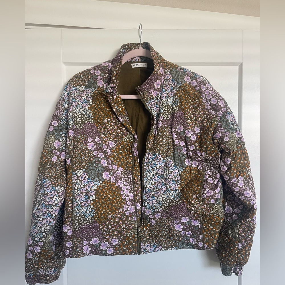 Sonoma Quilted Zip Jacket - M